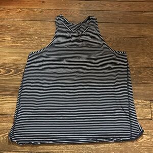 Lululemon Striped Open Back Tank